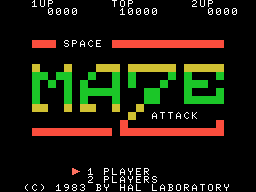Space Maze Attack — sstitle (WOR)