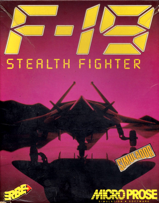 F-19 Stealth Fighter — box-2D (SP)