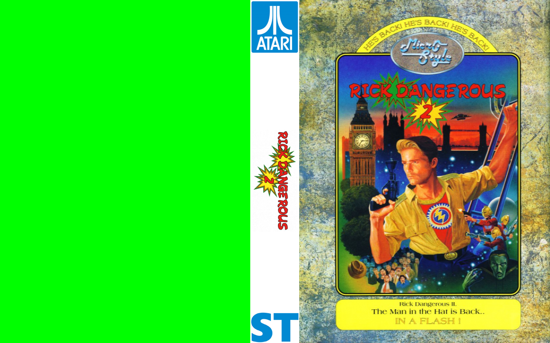 Rick Dangerous 2 — box-texture (EU)