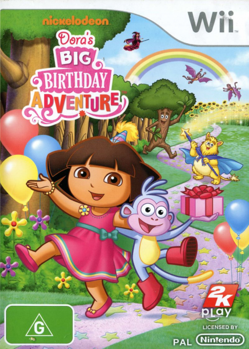 Nickelodeon Dora's Big Birthday Adventure — box-2D (EU)