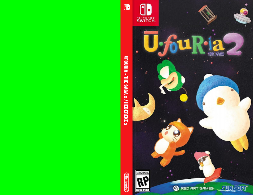 Ufouria - The Saga 2 / Hebereke 2 — box-texture (US)
