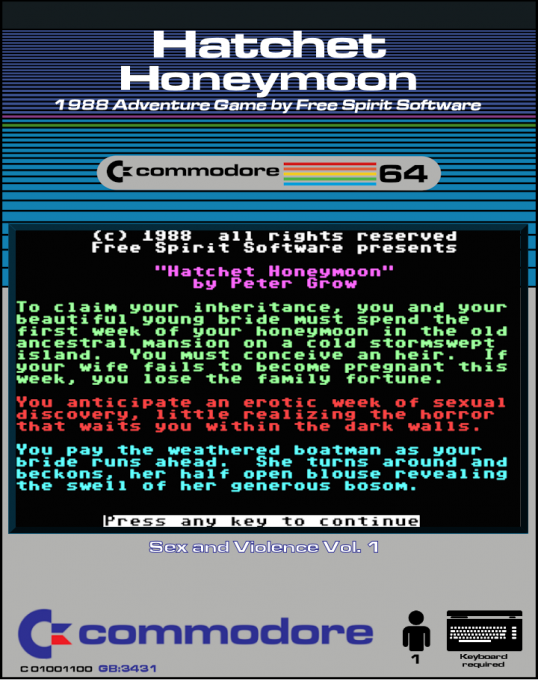Hatchet Honeymoon box art