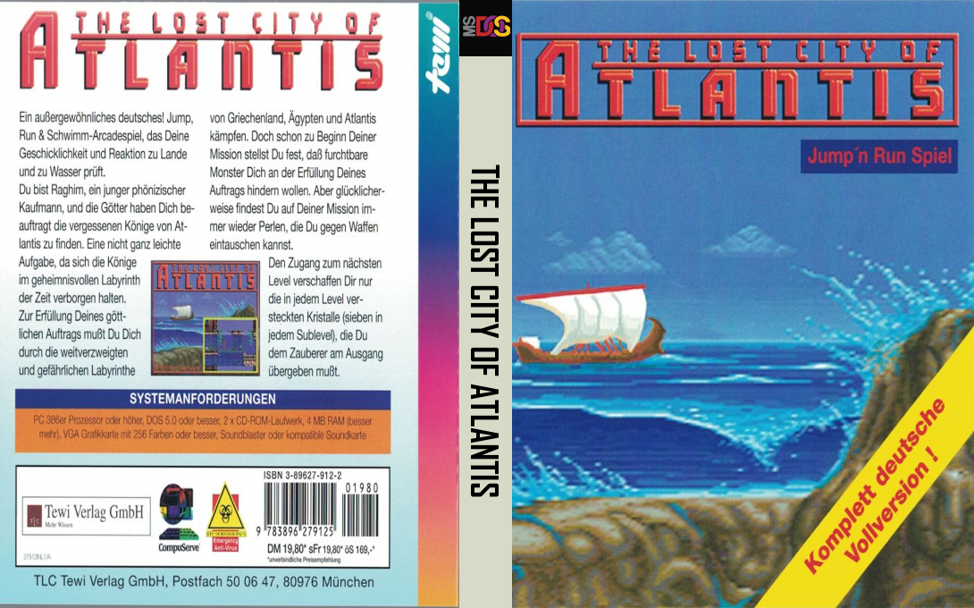 Lost City of Atlantis, The — box-texture (EU)