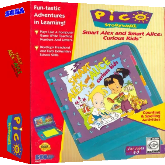 Smart Alex and Smart Alice - Curious Kids — box-3D (US)