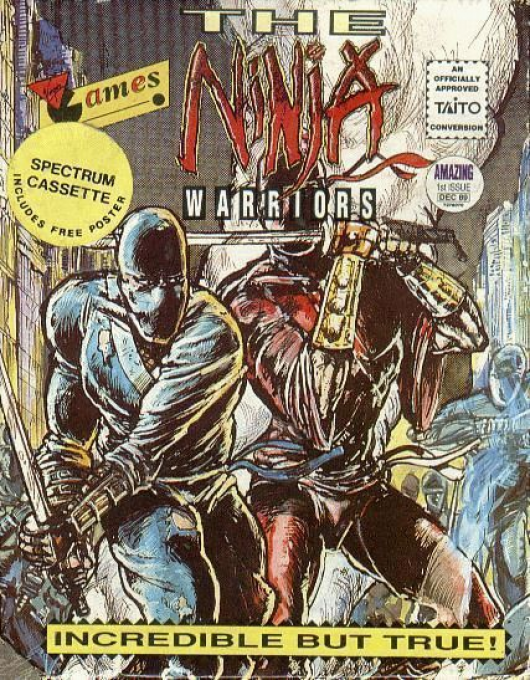 Ninja Warriors, The box art