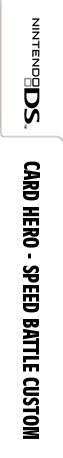 Card Hero - Speed Battle Custom — box-2D-side (JP)