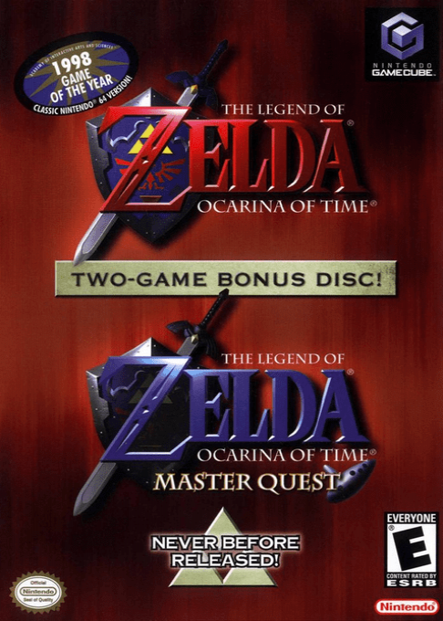 Legend of Zelda, The - Ocarina of Time & Master Quest box art