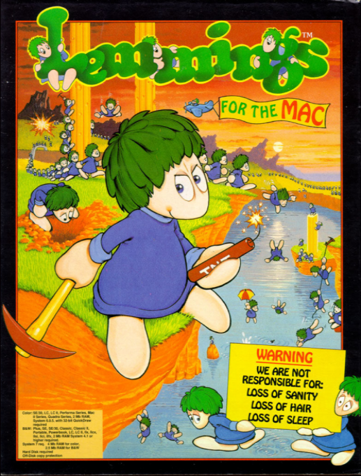 Lemmings box art