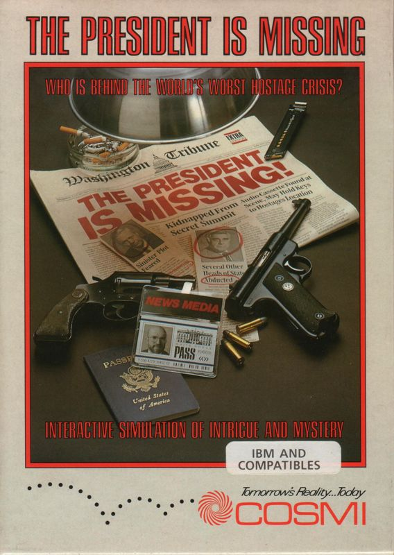 President Is Missing, The — box-2D (EU)