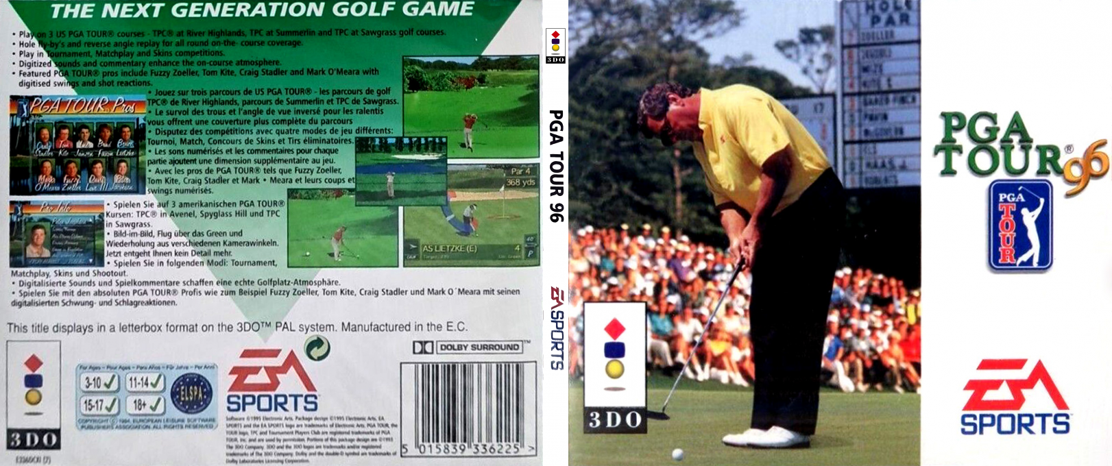 PGA Tour 96 — box-texture (EU)