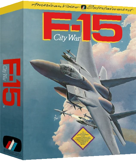 F-15 City War — box-3D (US)