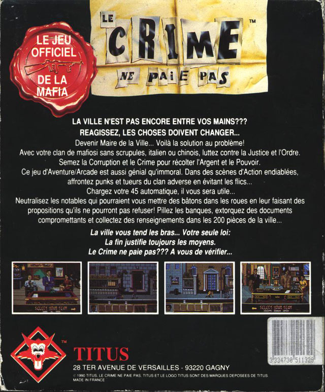 Crime Does Not Pay — box-2D-back (FR)