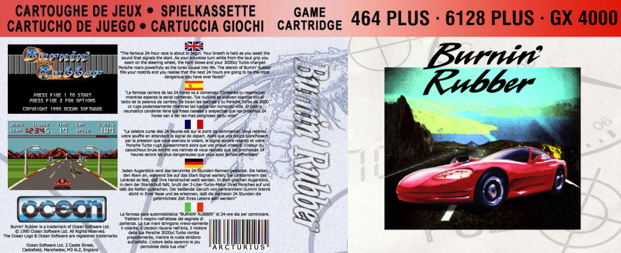 Burnin' Rubber — box-texture (EU)