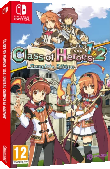 Class of Heroes 1&2 — box-3D (EU)