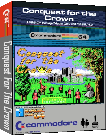Conquest for the Crown — box-3D (CUS)