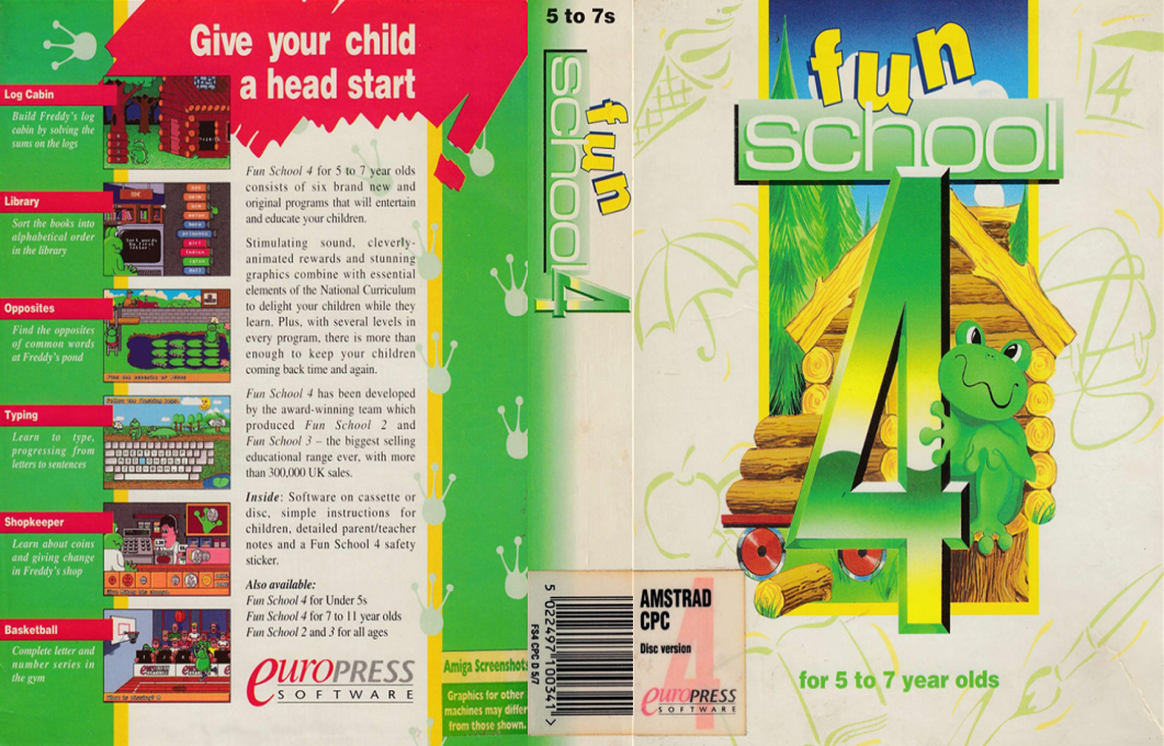Fun School 4 - For 5 to 7 Year Olds — box-texture (EU)