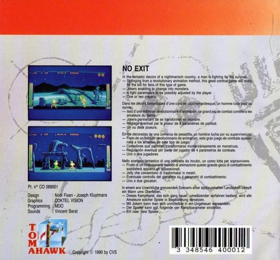 No Exit — box-2D-back (EU)