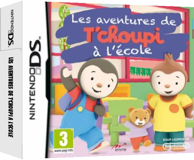 Aventures de T'choupi a l'Ecole, Les — box-3D (FR)