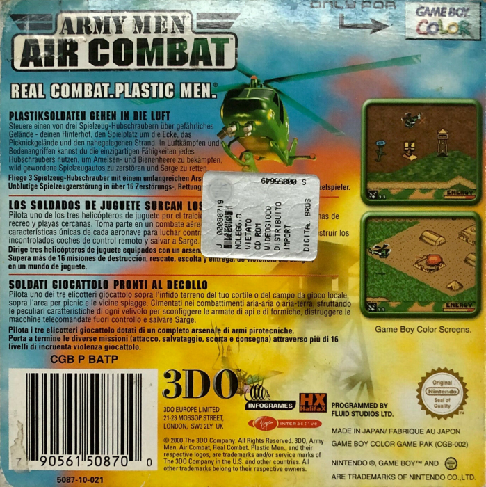 Army Men - Air Combat — box-2D-back (EU)