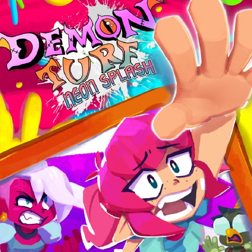 Demon Turf : Neon Splash — support-texture (CUS)