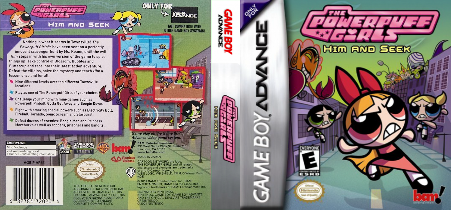 Powerpuff Girls, The - Him and Seek — box-texture (US)