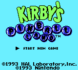 Kirby's Pinball Land DX — sstitle (WOR)