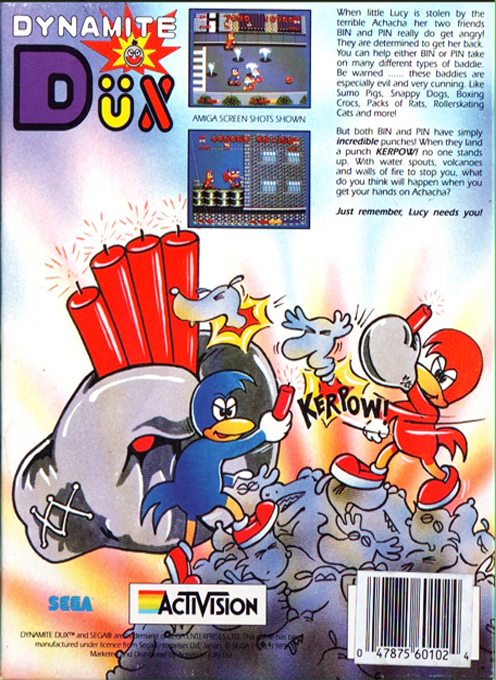 Dynamite Dux — box-2D-back (EU)