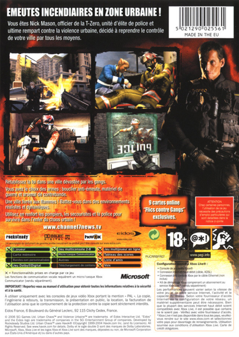 Urban Chaos - Riot Response — box-2D-back (FR)