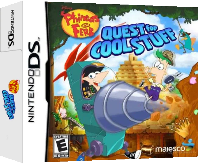 Phineas and Ferb - Quest for Cool Stuff — box-3D (US)