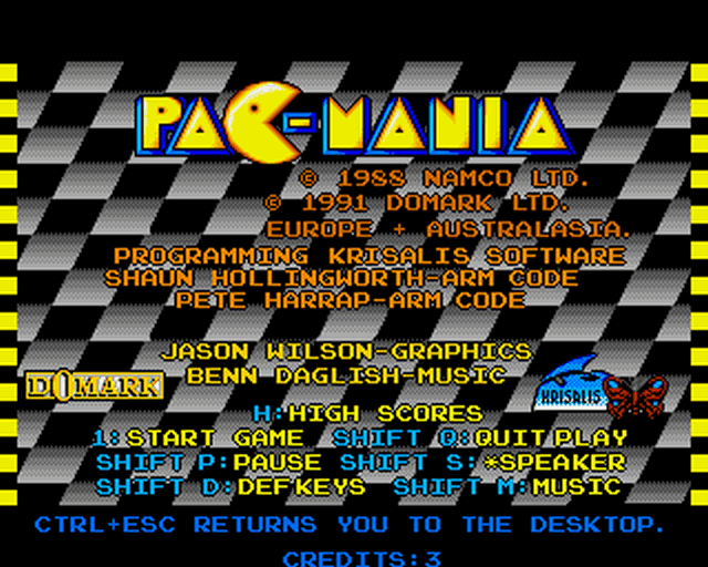 Pacmania — sstitle (EU)