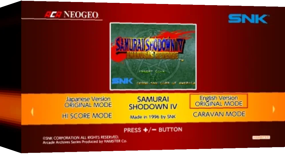 Aca Neogeo Samurai Shodown 4 — box-3D (WOR)