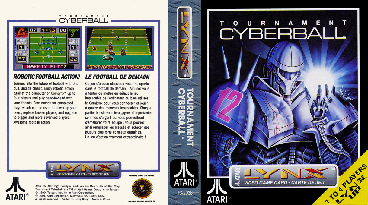 Tournament Cyberball — box-texture (WOR)