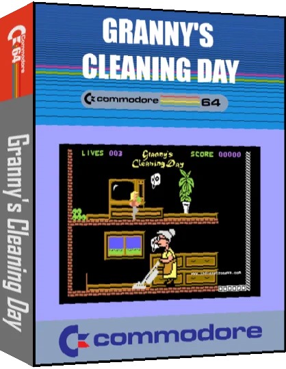 Granny's Cleaning Day — box-3D (WOR)
