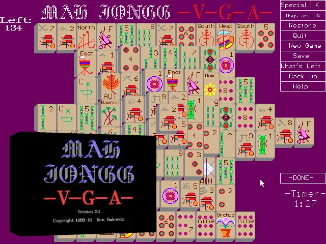 Mah Jongg : V- G- A- — mixrbv2 (WOR)