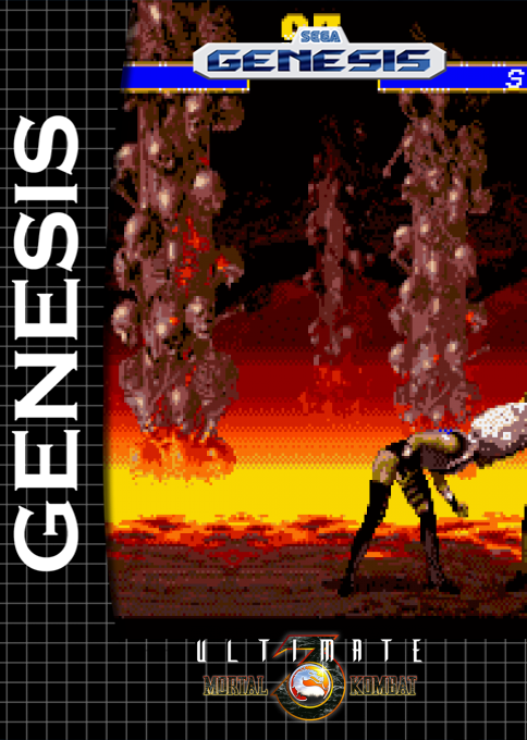 Ultimate Mortal Kombat 3 — box-2D (SS)