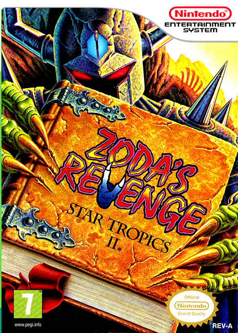 Zoda's Revenge: StarTropics II — box-2D (EU)