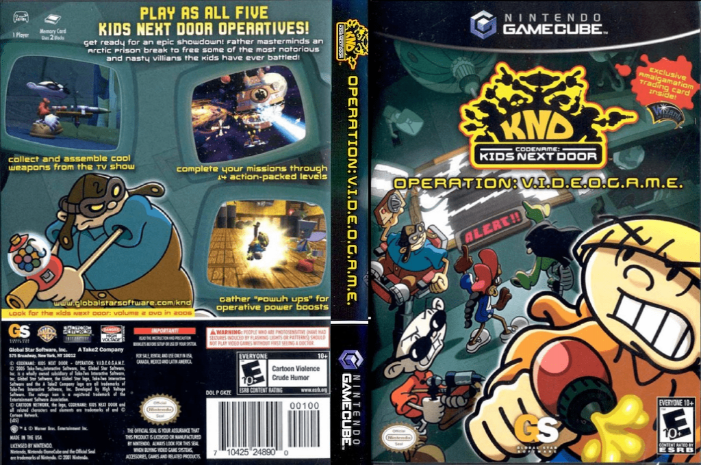 Codename - Kids Next Door - Operation - V.I.D.E.O.G.A.M.E. — box-texture (US)