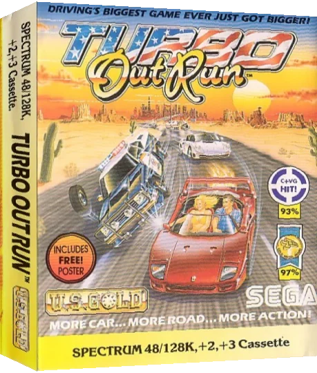 Turbo Out Run — box-3D (EU)