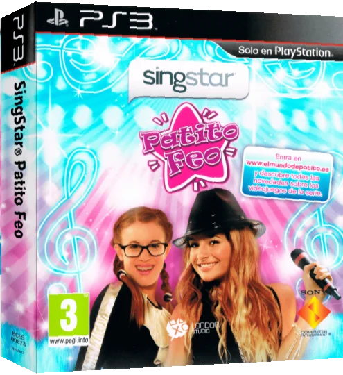 SingStar Patito Feo — box-3D (SP)