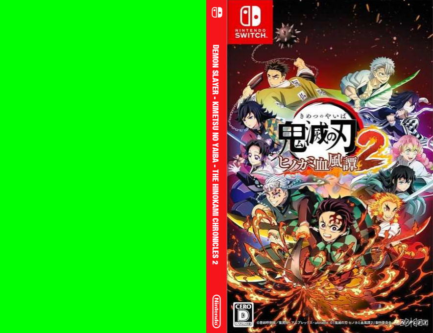 Demon Slayer - Kimetsu No Yaiba - The Hinokami Chronicles 2 — box-texture (JP)