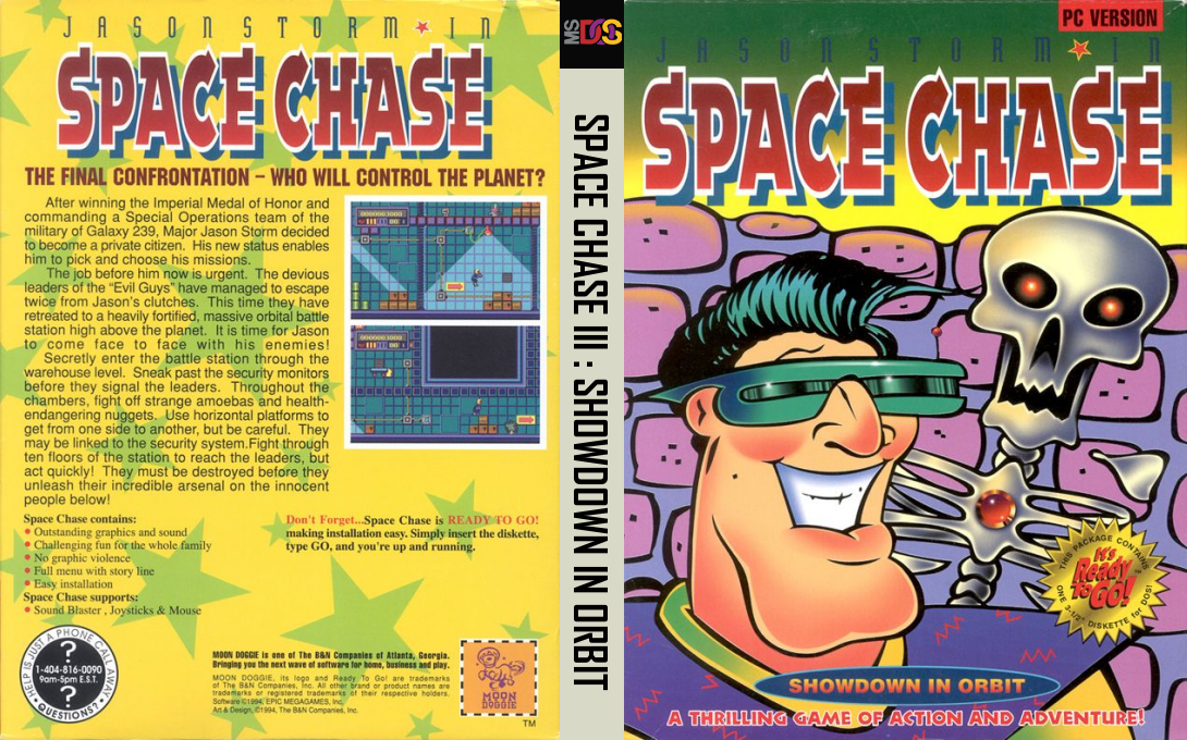 Space Chase 3 - Showdown In Orbit — box-texture (US)