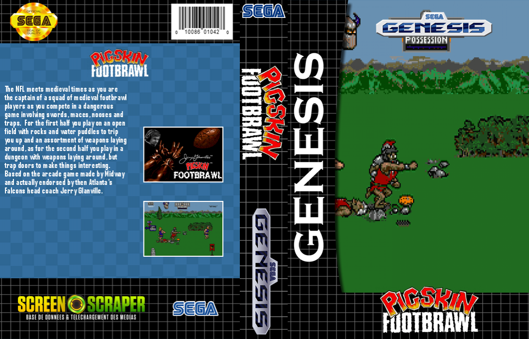 Jerry Glanville's Pigskin Footbrawl — box-texture (SS)