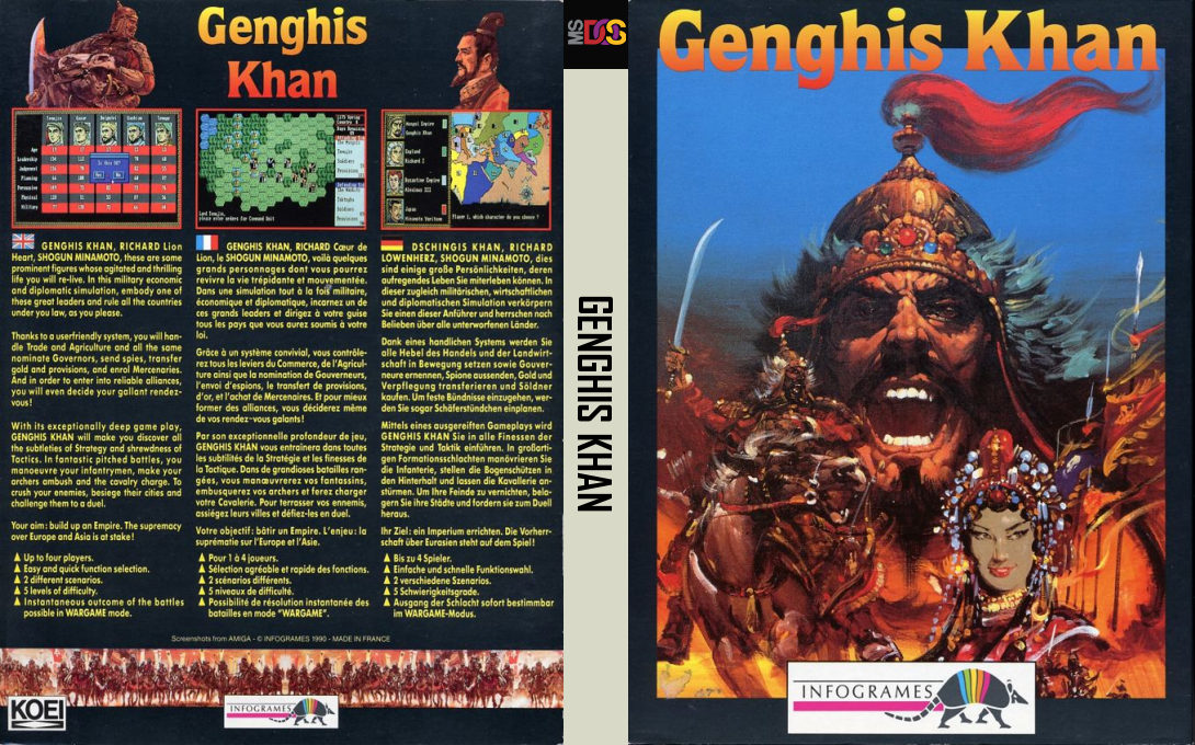 Genghis Khan — box-texture (EU)
