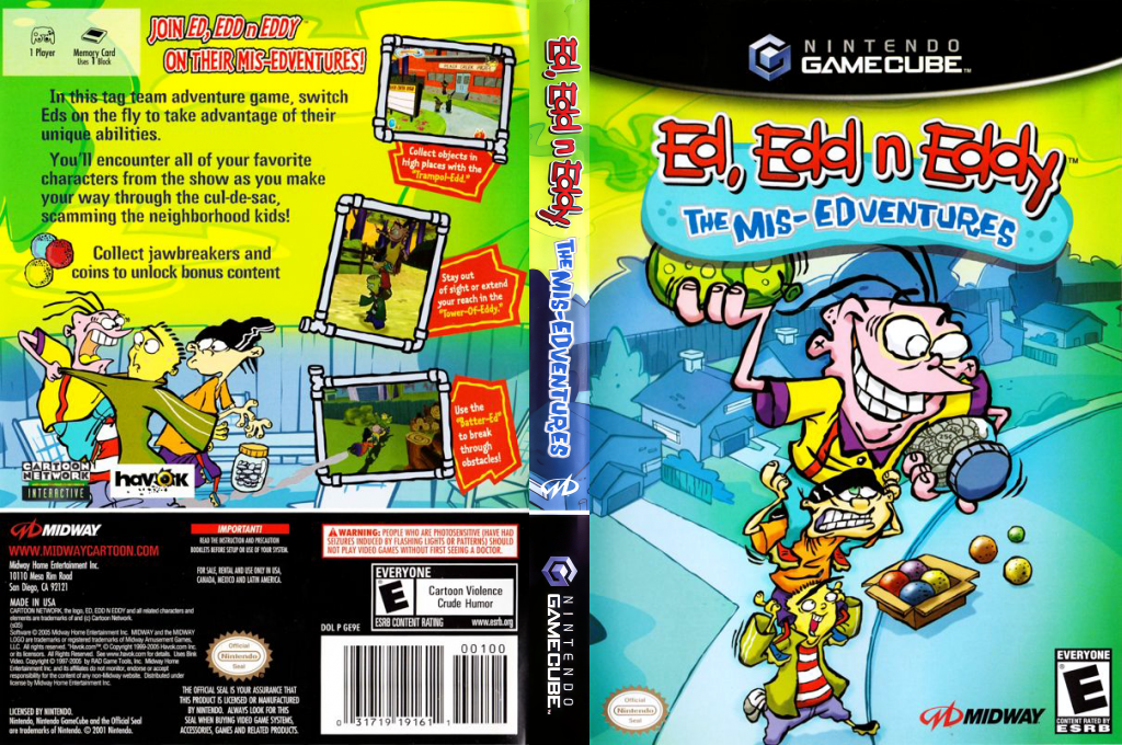 Ed, Edd n Eddy - The Mis-Edventures — box-texture (US)