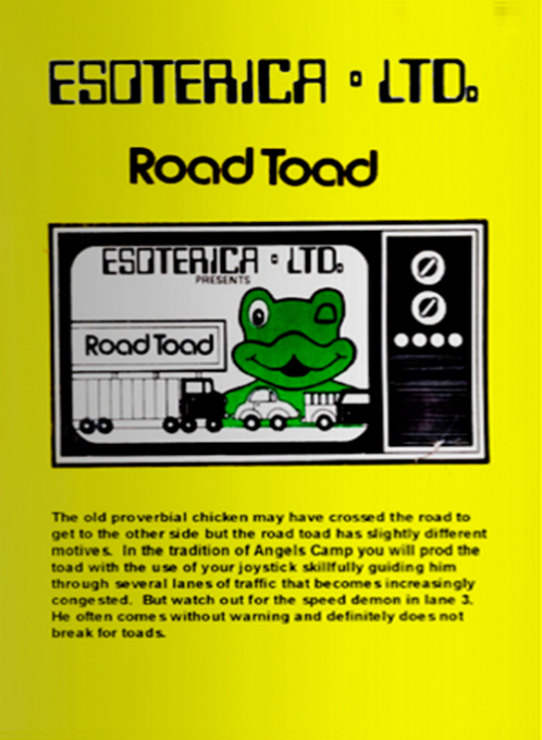 Road Toad box art