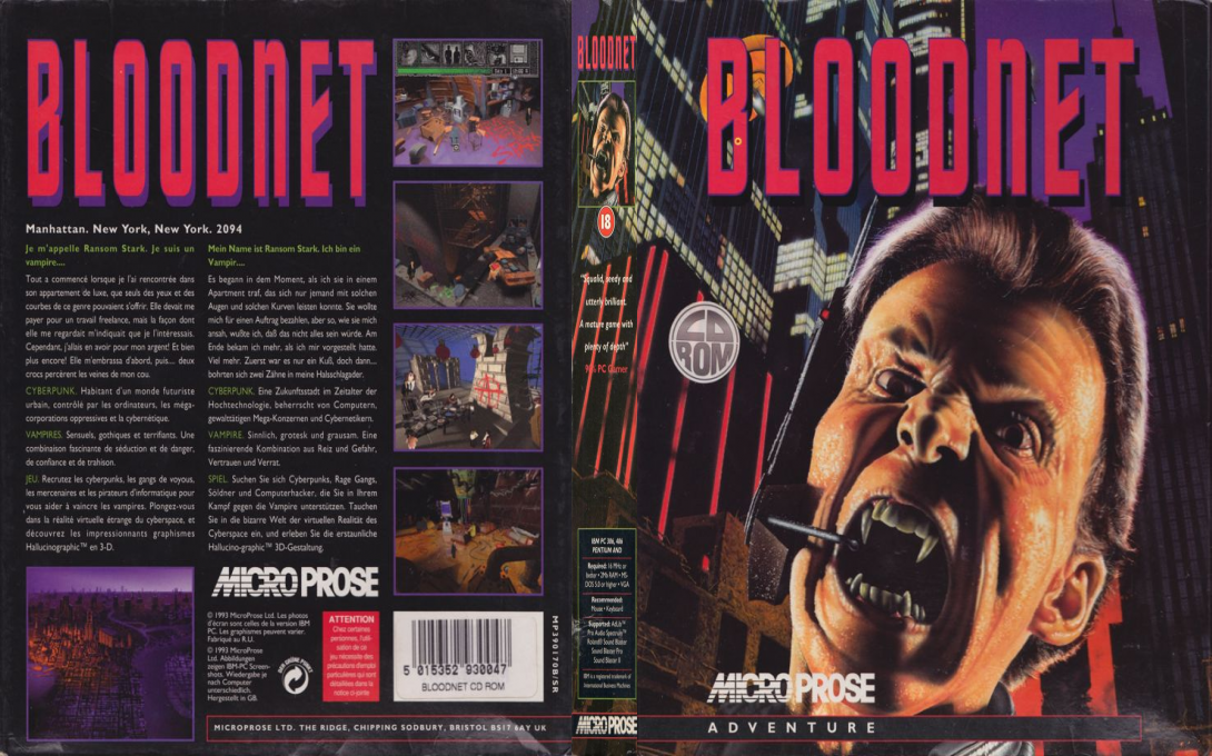 Bloodnet — box-texture (EU)