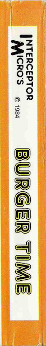 Burger Time — box-2D-side (EU)