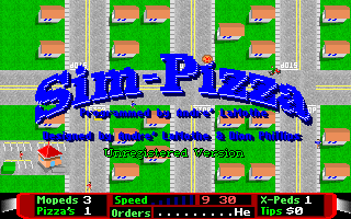 Sim Pizza box art
