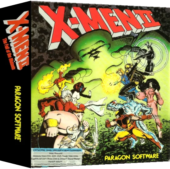 X-Men 2 - The Fall of the Mutants — box-3D (US)