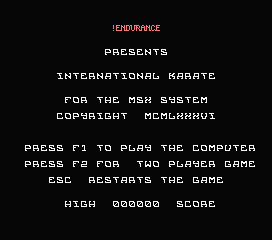 International Karate — sstitle (EU)